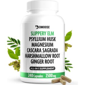 DMoose Slippery Elm natural gut health supplements.