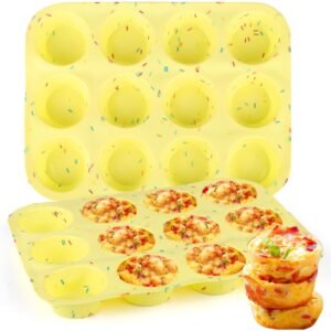 An egg bite silicone mold.