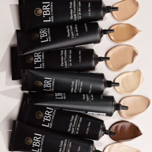 L'BRI Foundation representing non-toxic makeup.
