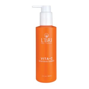 L'BRI Vita C Brightening Cleanser representing clean skincare.
