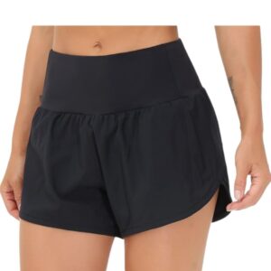 Running tips for beginners include choosing comfortable apparel like these black shorts.