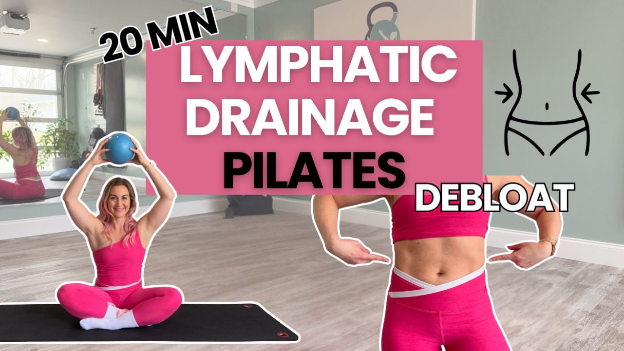Lymphatic Drainage Exercises - A Pilates YouTube Workout to Debloat and Detox