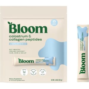 Bloom Nutrition Bovine Colostrum Powder Packets