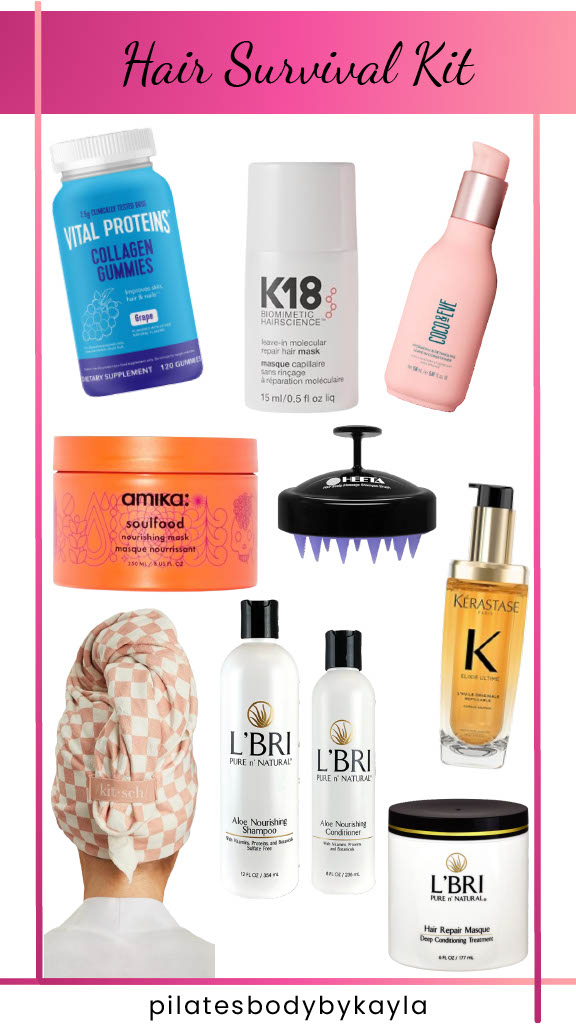 Summer Hair Care Collage
