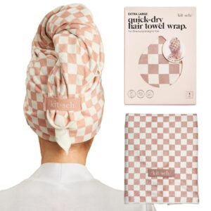 Kitsch Plush Microfiber Hair Towel Wrap