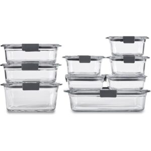 Rubbermaid glass food storage containers make a 10-minute fridge reset easy