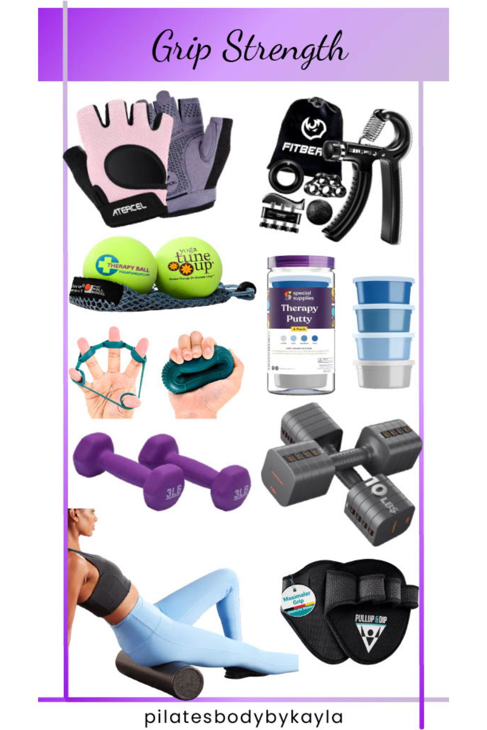 Products to support grip strength and endurance