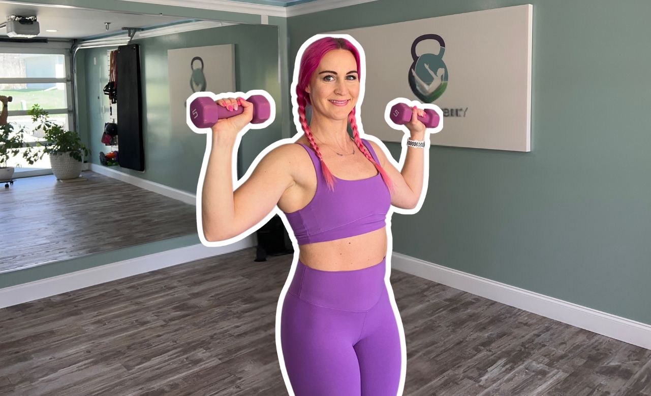 how-to-increase-hand-grip-strength Pilatesbody by Kayla strength training with dumbbells to improve grip strength and build full-body strength at home