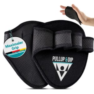 Lifting grip pads for a more secure grip during dumbbell strength training