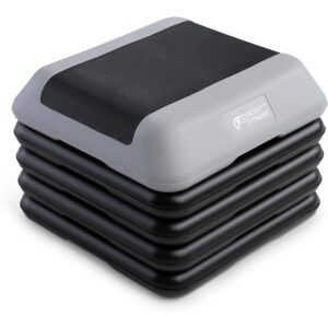 aerobic-step-platform An aerobic step platform is perfect for adding cardio intervals to your strength workouts.
